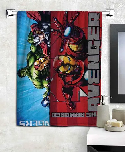 Athom Trendz Marvel Avengers Bath Towel Pack of 2 - Multicolor