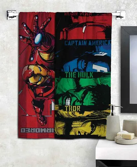 Athom Trendz Marvel Avengers Bath Towel Pack of 2 - Multicolor