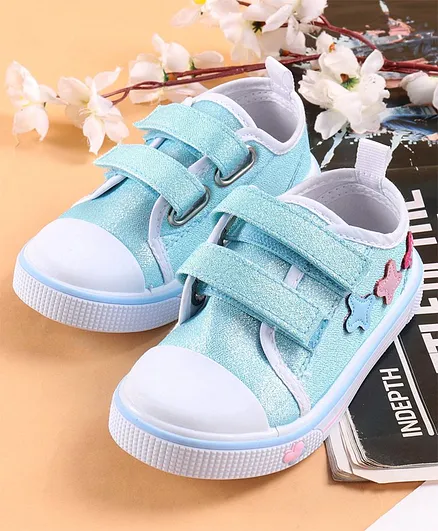 Cute Walk by Babyhug Canvas Shoes - Blue