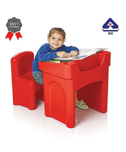 Ok Play Table & Chair Set - Red