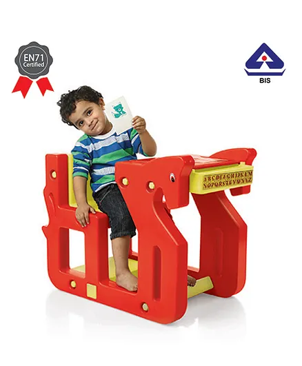 OK Play Desk Chair- Red Yellow
