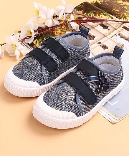 Cute Walk by Babyhug Canvas Shoes - Blue