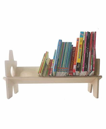CuddlyCoo Stackable Bookshelf - Beige