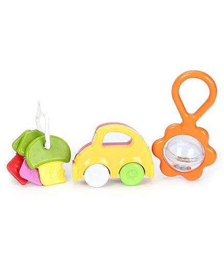 Funskool Giggles Rattle Gift Set Pack Of 3  (Color & Design May Vary)