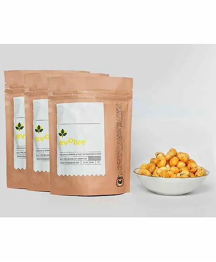 Evolve Cheese Fox Nuts Pack of 3 - 70 gm Each