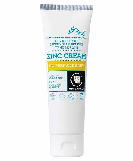 Urtekram No Perfume Baby Zinc Organic Baby Cream - 75 ml