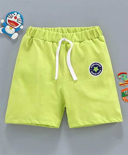 Babyhug Shorts Born Leader Print - Green