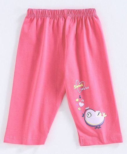 Tango Full Length Lounge Pant Bird Print - Pink