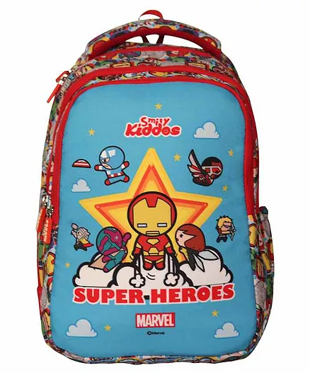 Smily Kiddos Avengers School Bag Blue - 14.4 Inches