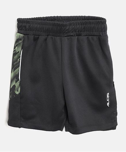 Alcis Print Detailing Shorts - Black