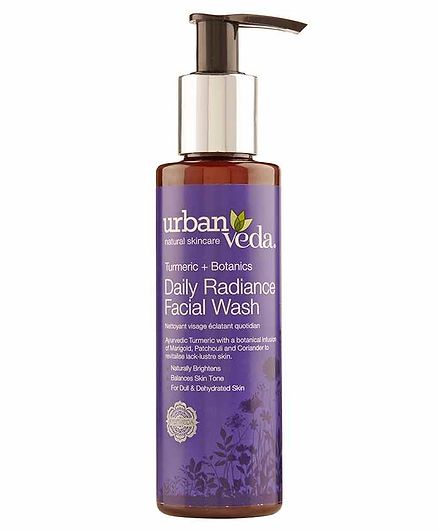 Urban Veda Radiance Turmeric Daily Facial Wash - 150 ml