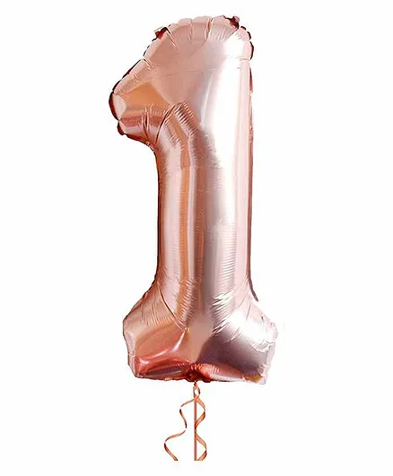 Party Propz 1st Birthday Foil Balloon - Pink