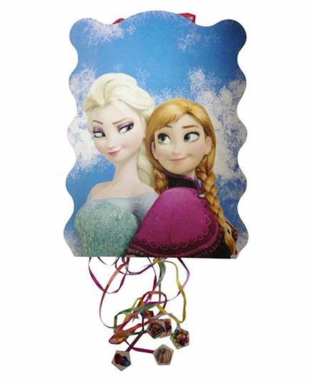 Funcart Pull String Frozen Theme Pinata Bag - Multicolor