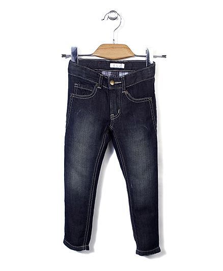 KR Stylish Jeans Pant - Dark Blue