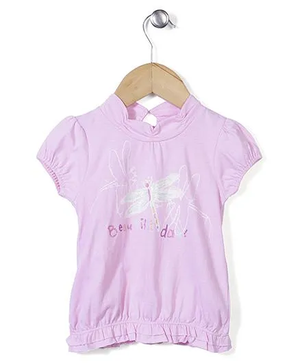 Enfant Beautiful Day Print Top - Pink