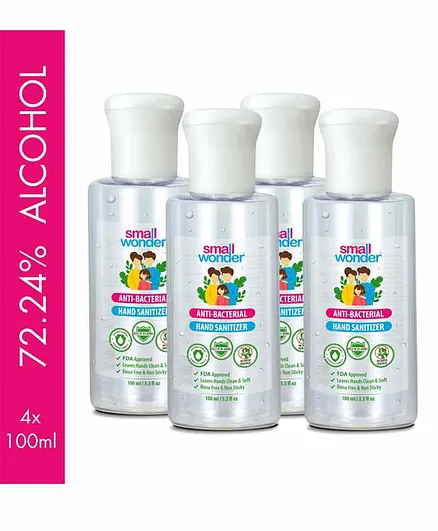 Small Wonder Hand Sanitizer Pack of 4 - 100 ml each