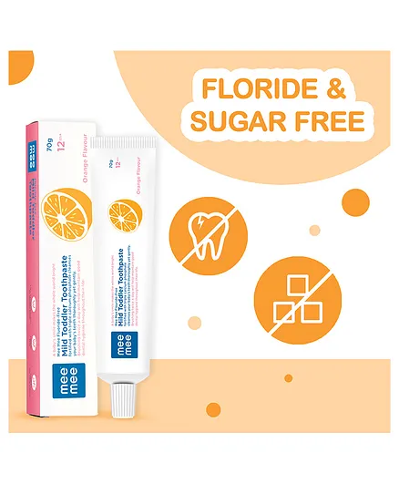 Mee Mee Orange Flavour Toothpaste - 70 gm