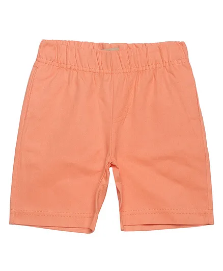 Flenza Solid Shorts - Peach