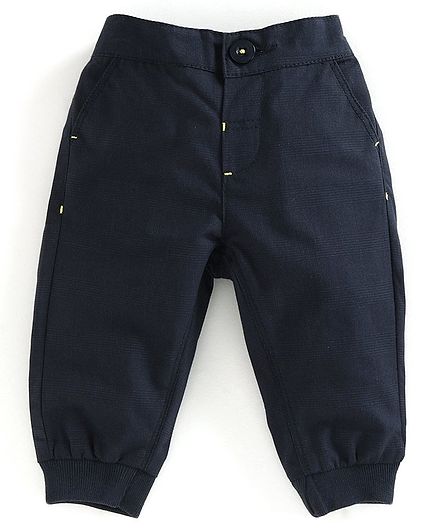 Babyoye Full Length Solid Trousers - Blue