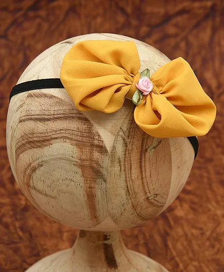Funkrafts Bow Headband - Mustard