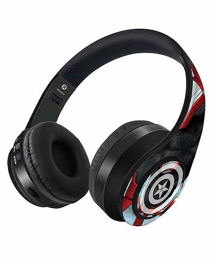 Marvel Captain America Endgame Decibel Wireless On Ear Headphones - Multicolour