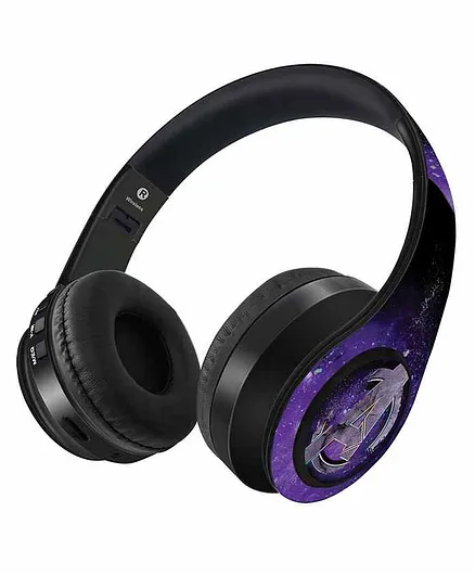 Macmerise Avengers Endgame Decibel Wireless On Ear Headphones - Black Purple