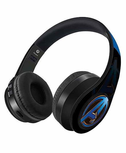 Macmerise Avengers Endgame Decibel Wireless On Ear Headphones - Black Blue