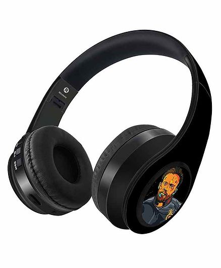 Macmerise Splash Illustration ABD Decibel Wireless On Ear Headphones - Black