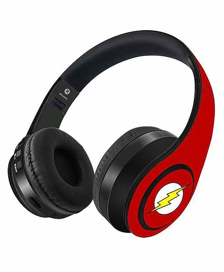 DC Comic Flash Decibel Wireless On Ear Headphones - Red