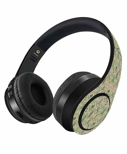 Macmerise Payal Singhal Mughal Motifs Wireless On Ear Headphones - Multicolor