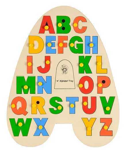 Skillofun A Alphabet Wooden Tray