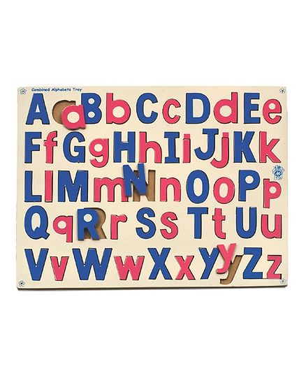 Skillofun Combined Alphabet Wooden Tray