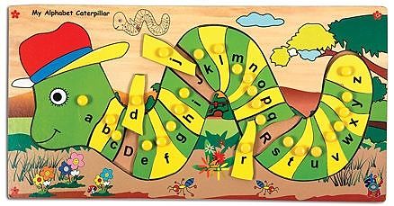 Skillofun - My Alphabet Wooden Caterpillar