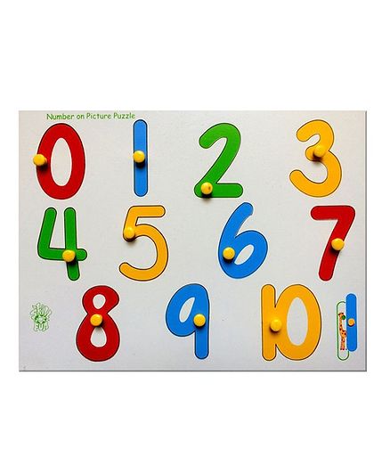 Skillofun - Numbers On Picture Tray 0 to 10