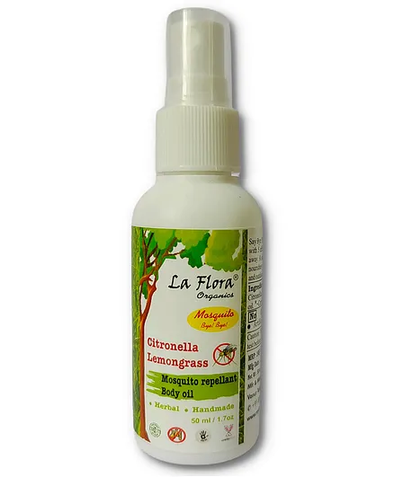 La Flora Organics Mosquito Bye Bye Organic Herbal Spray - 50 ml