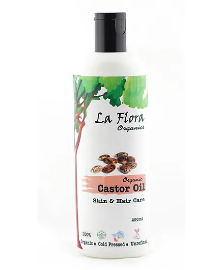 La Flora Organics Castor Oil Skin & Hair Care - 200 ml