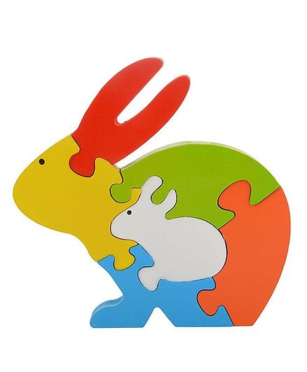 Skillofun - Take Apart Wooden Puzzle Rabbit