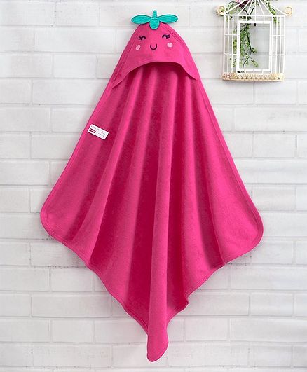 Babyhug Hooded Towel - Pink