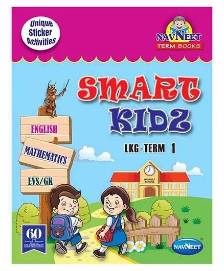 Navneet Smart Kidz Learning Jr K.G Term 1 Book - English