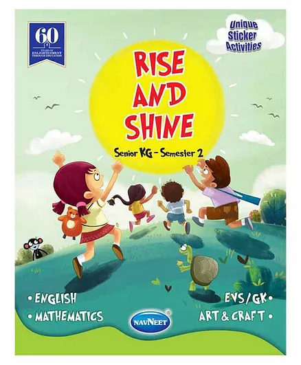 Navneet Rise and Shine Semester Book for Senior KG Semester 2 - English