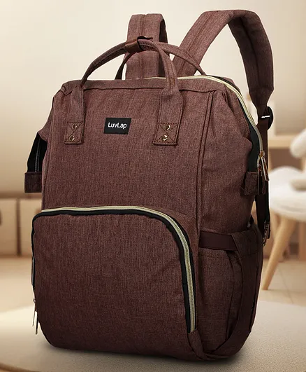 LuvLap Multipurpose Diaper Bag - Brown