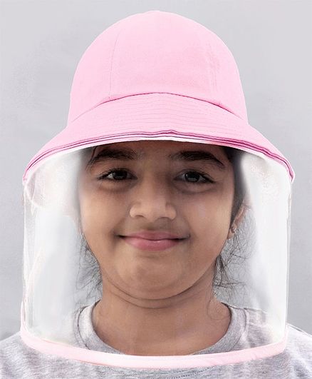 Baby Face Shield Cap Pink - Diameter 54 cm