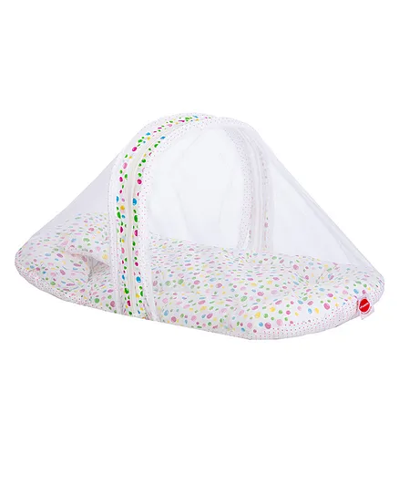 VParents Bluebell Baby Bedding set with Mosquito net and Pillow (Pink)
