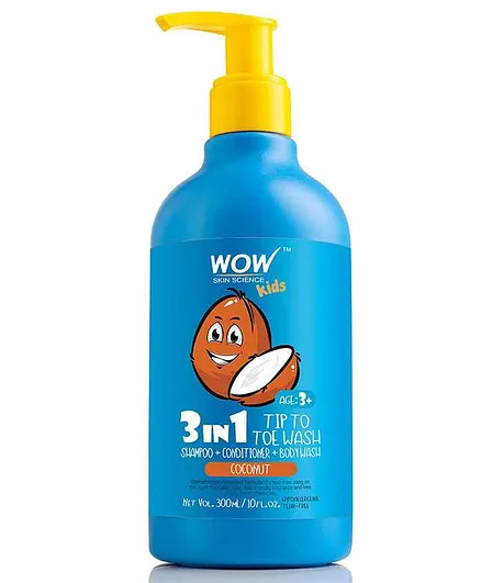 WOW Skin Science Kids Tip to Toe Wash Sweet Orange - 300 ml