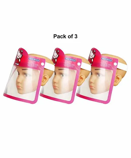 Gaia Care Kids Face Shield Pink - Pack of 3