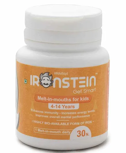Ironstein by Hlthistyl Iron Melt In Mouths Mango Flavour - 30 Pieces