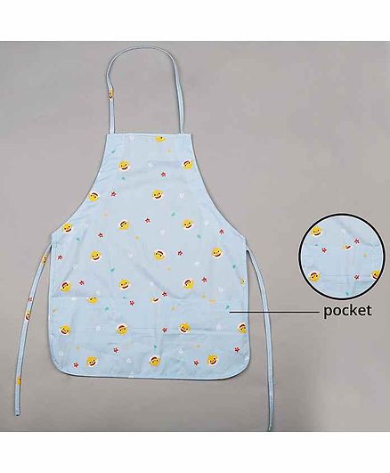 Grandma's Premium Kids Apron - Blue