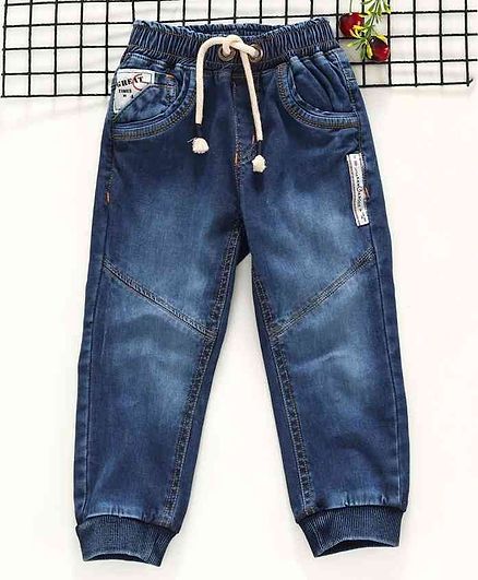Little Kangaroos Full Length Jogger Jeans - Dark Blue