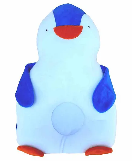Brandonn Penguin Shaped Baby Pillow - Royal Blue