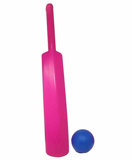 Sterling Cricket Bat & Ball Set - Pink Blue
